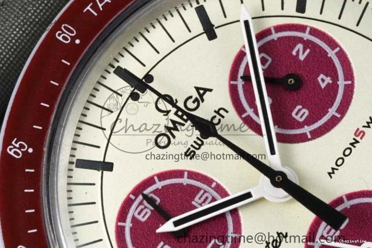 1229 Speedmaster Misson To Pluto 1:1 Best Edition Gray Dial On Nylon Strap Quartz TravelReady 7858